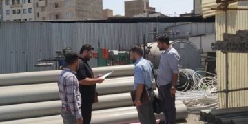 توقیف لوله‌های پلیمری غیراستاندارد در بازار شادآباد تهران